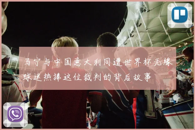 马宁与中国意大利同遭世界杯无缘球迷热捧这位裁判的背后故事